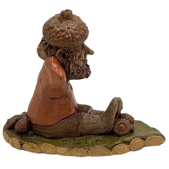 Tom Clark Gnome JIM Figurine #8 Gym Exercise Sit-Ups Fitness Vtg 1989 COA - Picture 3 of 8